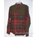 Großhandel Langarm Patchwork Plaid Shirts